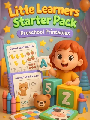 Little Learners Starter Pack – 350 Pages of Preschool Printables