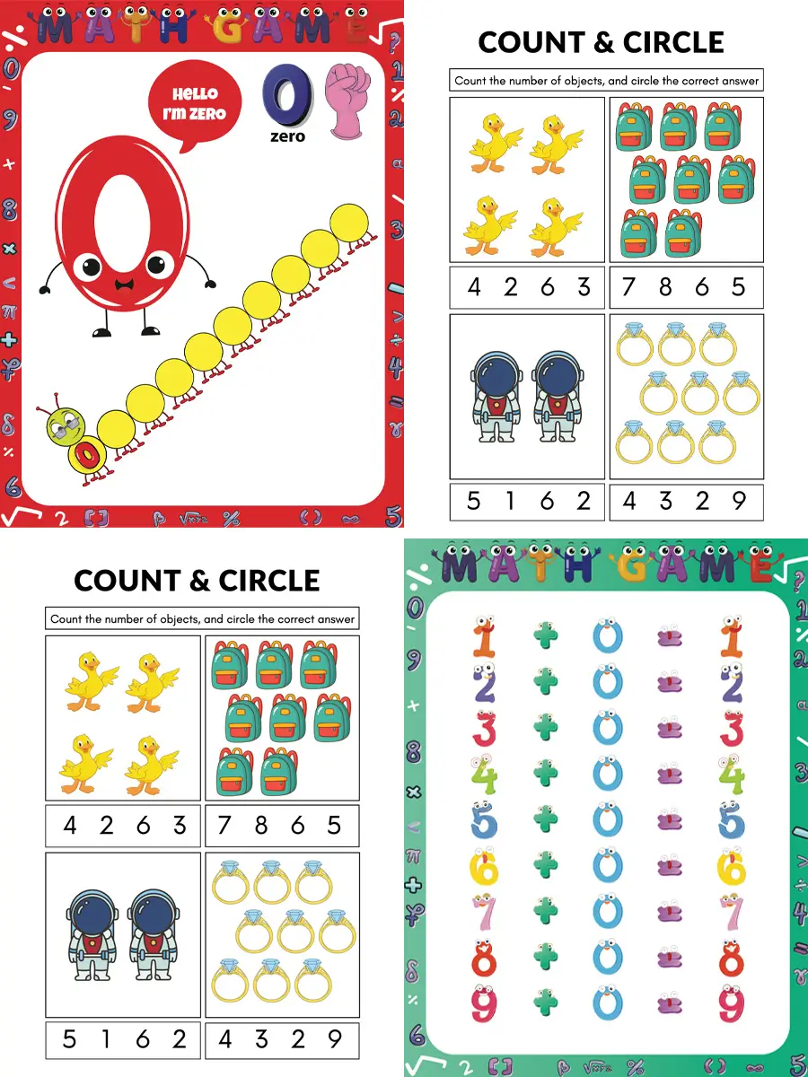 Preschool Number Game Bundle – 1170 Pages of Early Math Fun - Image 2